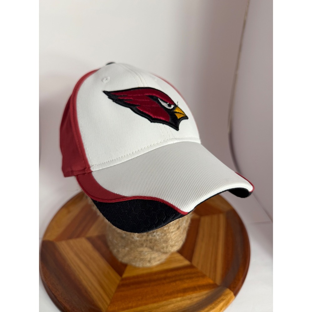 Reebok Arizona Cardinals NFL Equipment Onfield Hat Red White Stretch Fit S/M
